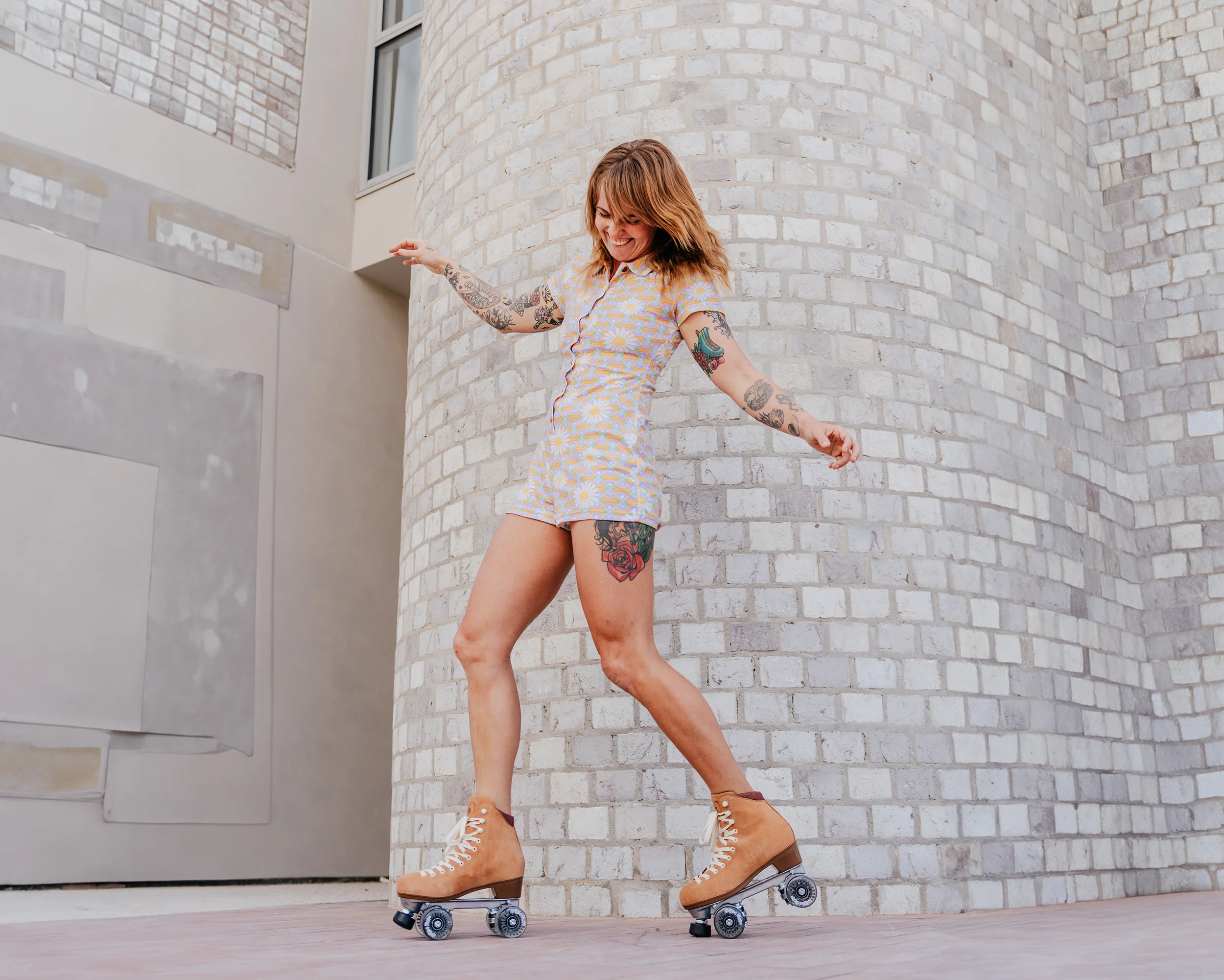 WANDERER Chuffed Skates - CARAMEL - Image 4